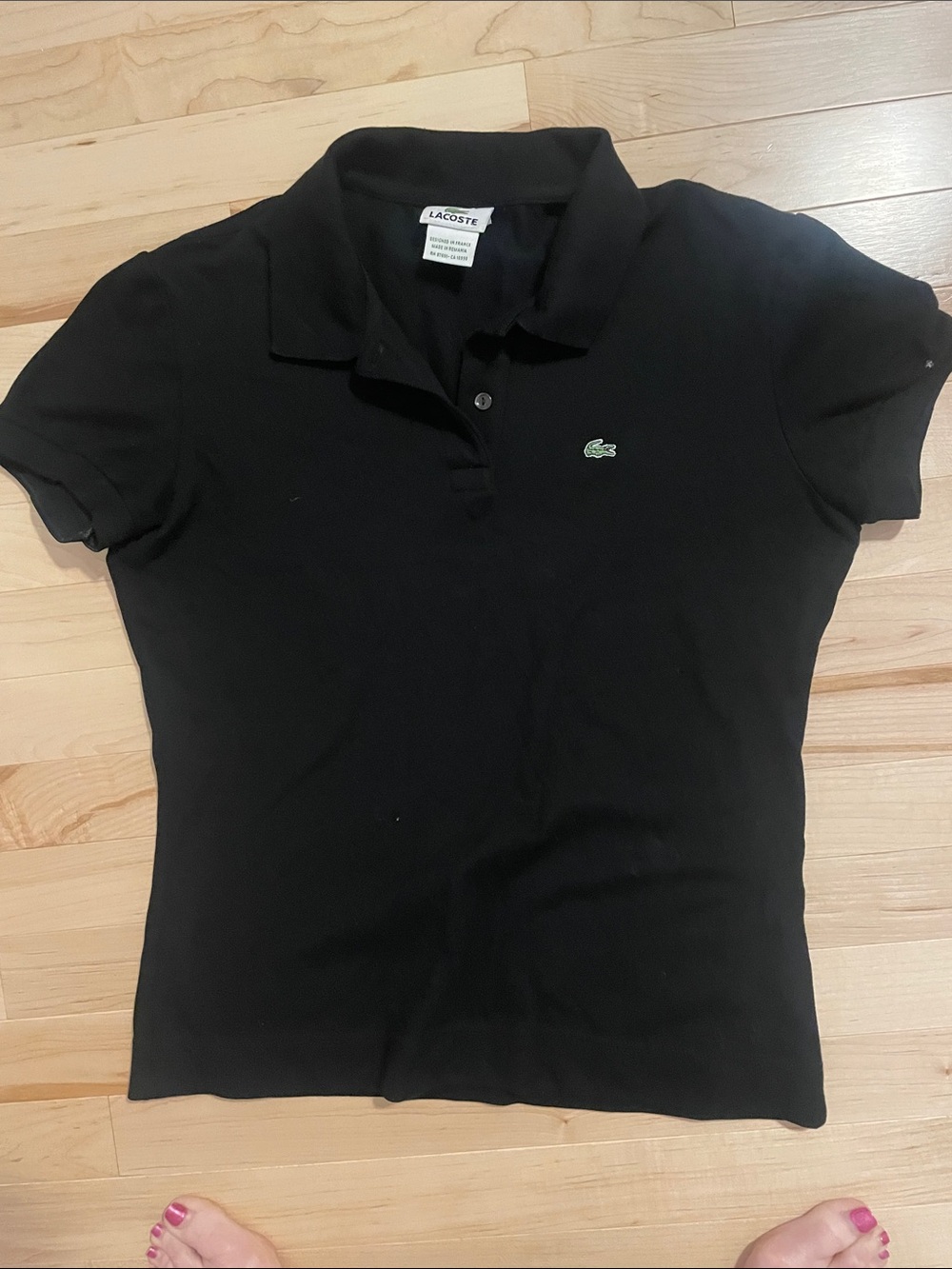 Lacoste Black Women’s Polo size 44